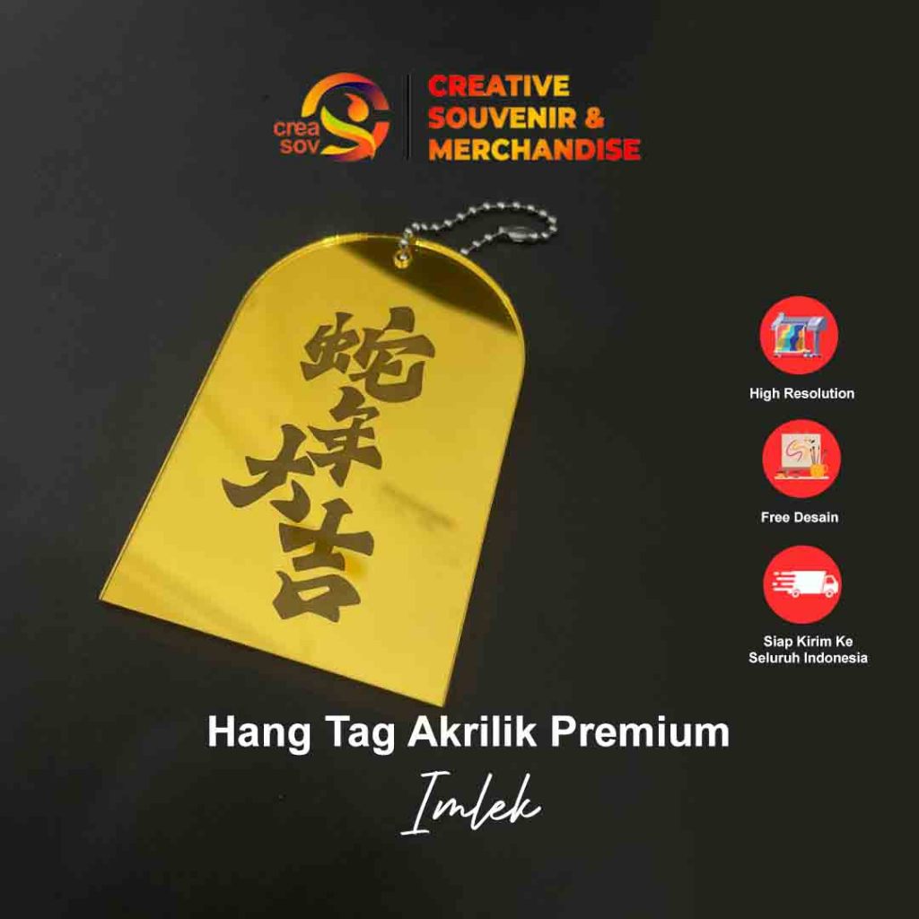 

Creasov - Hangtag Akrilik Imlek Chinese Hiasan Hang Imlek Akrilik New Tag Hampers Year Costum