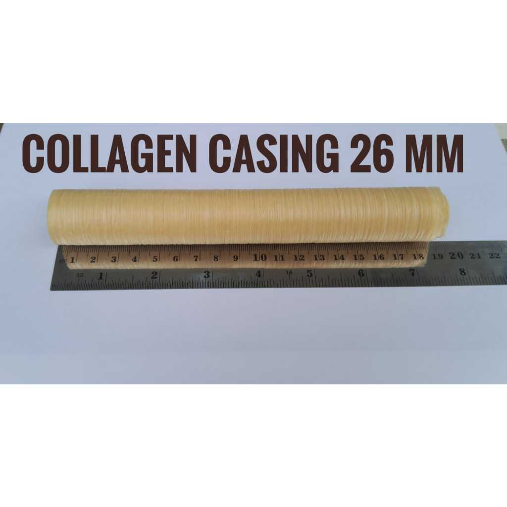 

26 MM CASING SOSIS KOLAGEN / COLLAGEN SELONGSONG SOSIS HALAL