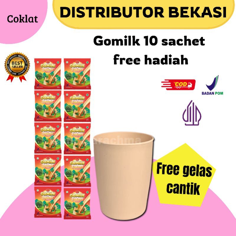 

[Free Hadiah] Gomilk Susu Etawa Renceng 10 Sachet, untuk kesehatan tubuh - Bariklana