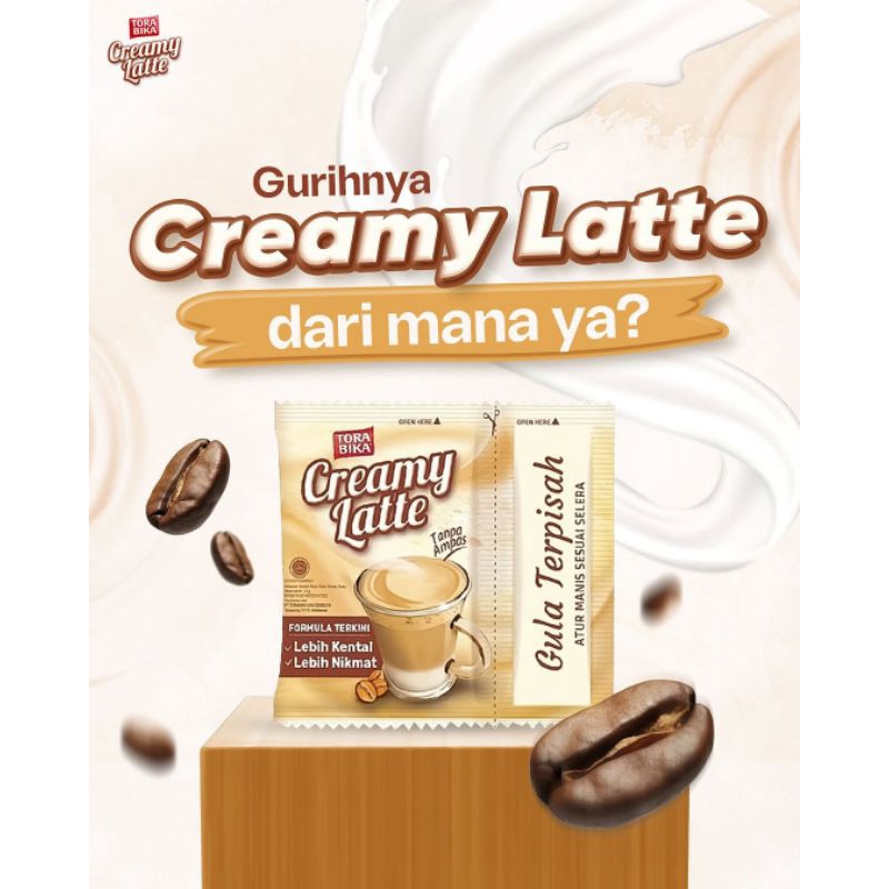 

Creamy latte 1 renteng isi 10pcs
