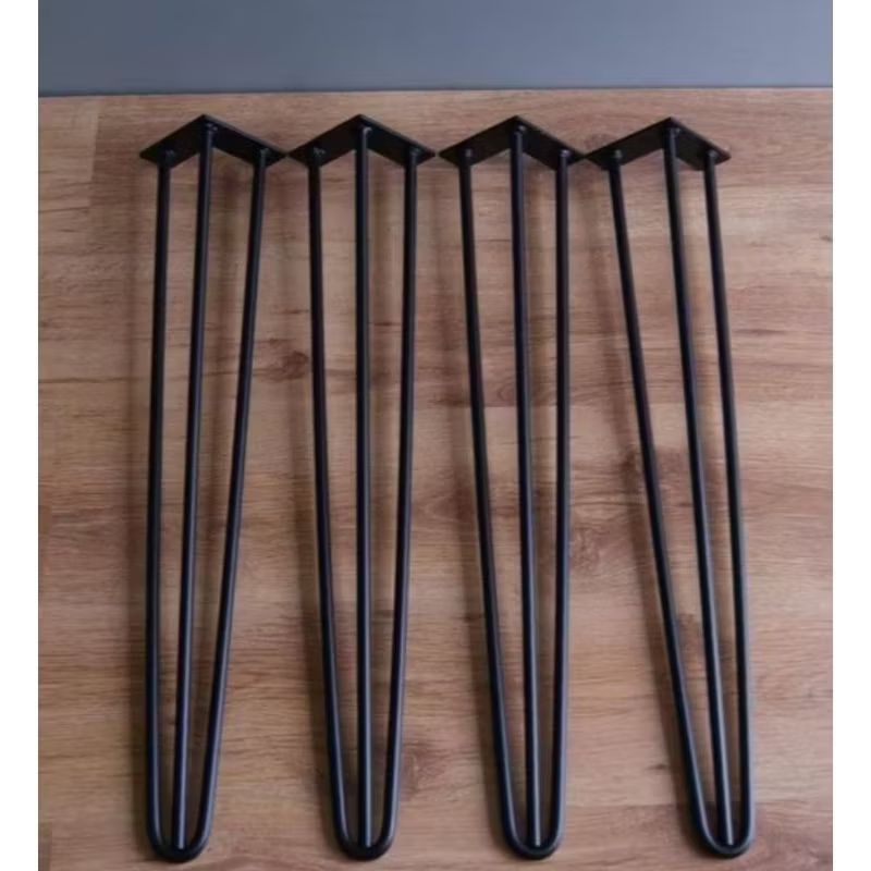 Kaki Besi Hairpin Untuk Meja  & Kursi 12 mm