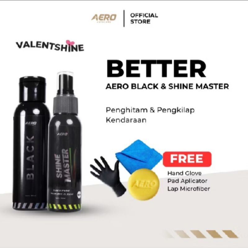 Aero Better Pengkilap dan Penghitam Kendaraan (Aero Black & Aero Shine Master)