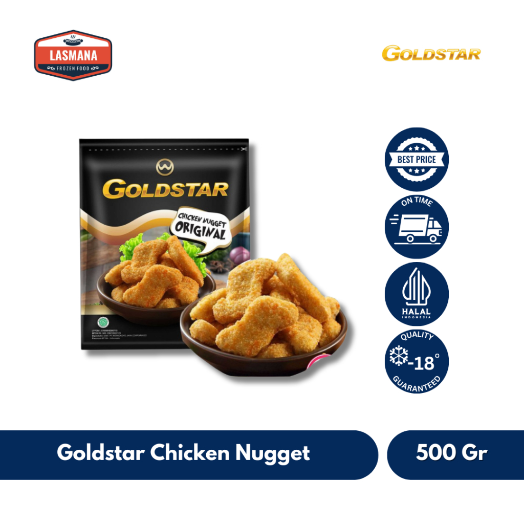 

Goldstar Nugget Ayam Original 500 Gr