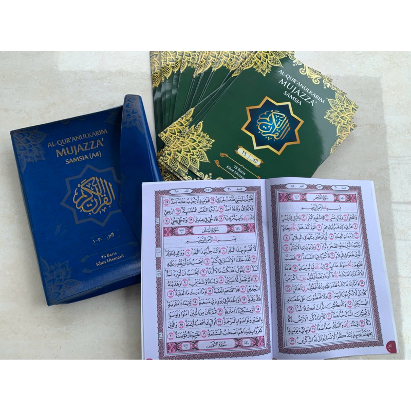 Al Quran Per juz Mujazza’ + Box