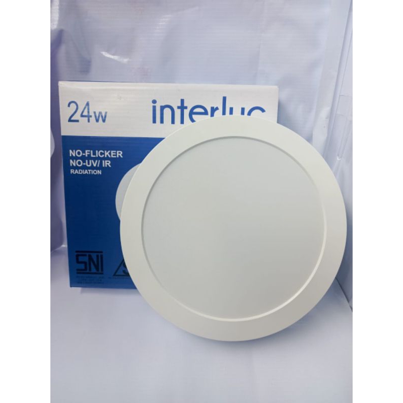 INTERLUC LAMPU DOWNLIGTH LED 24 WATT OUTBOW TEMPEL PLAFON