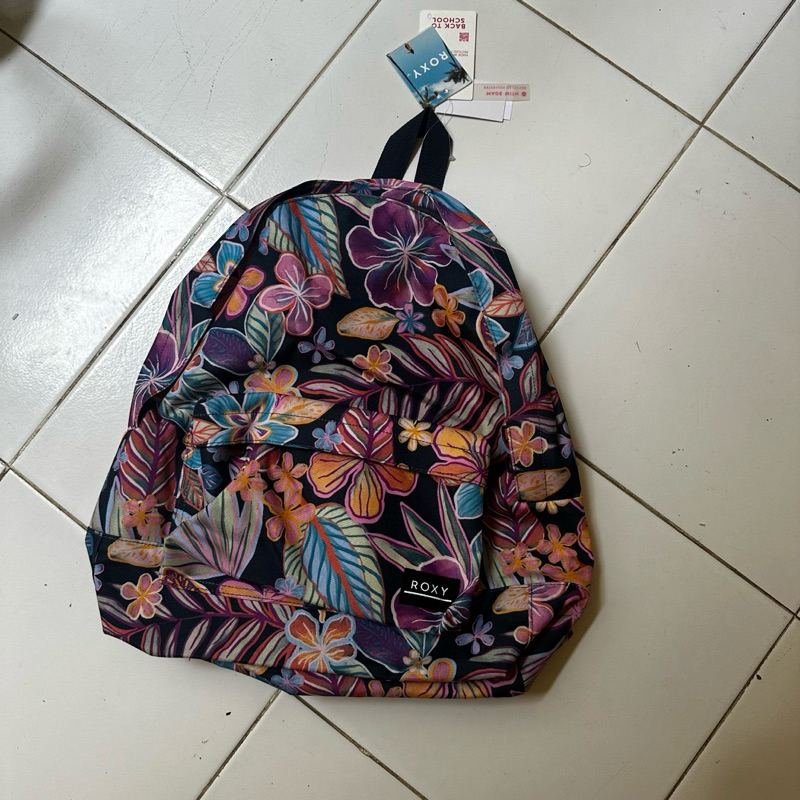 ROXY tas ransel backpack 16L bunga NEW ORIGINAL 100%
