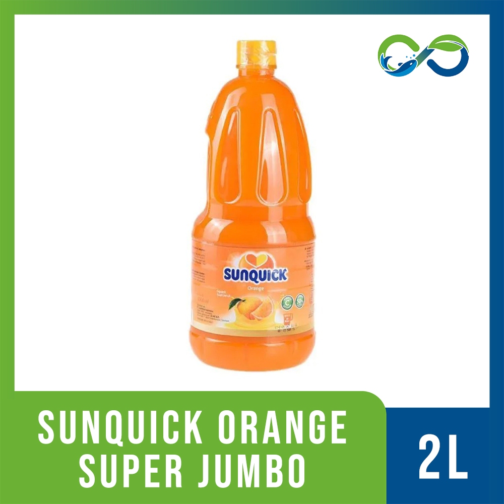 

[Aqua Eco Farm] Sunquick Orange Super Jumbo 2000 ml / 2L Bandung