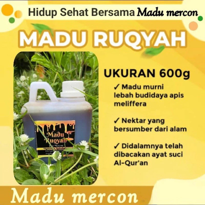 

Madu Ruqyah Ki Mercon Kemasan 500ml