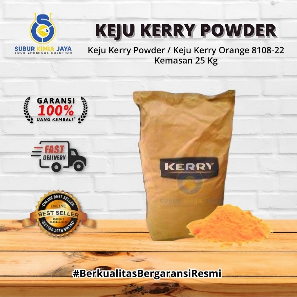 

Keju Kerry Powder / Keju Kerry Kuning Gold 8108-22 25kg / 1ZAK CARGO