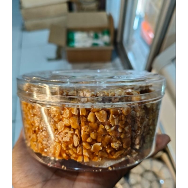 

Teng teng Kacang tanah/kacang gula merah toples