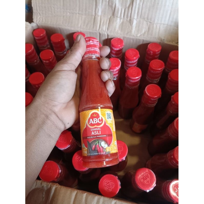 

Murah sambal asli ABC kemasam botol isi 3 botol