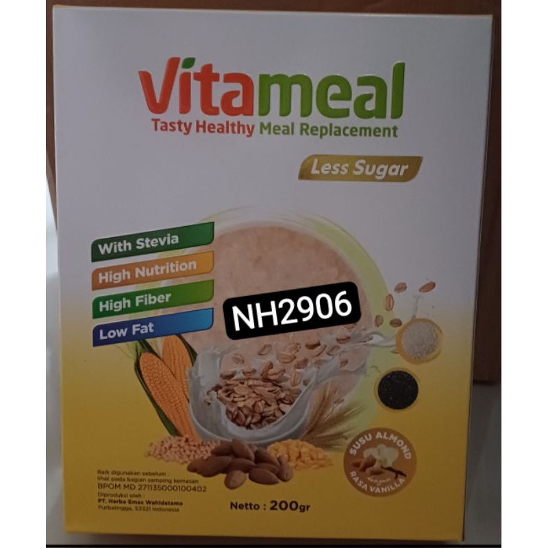 

Vitameal Less Sugar ORIGINAL 1 kotak