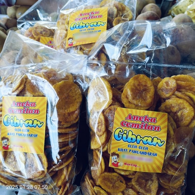 

Keripik Pisang Manis Renyah Ngepros - sekali coba insyaallah pasti suka - oleh oleh Pangandaran