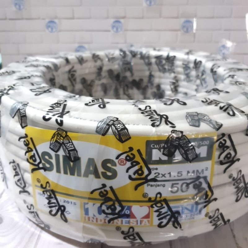 Kabel Simas NYM 2x1.5 Per Meter