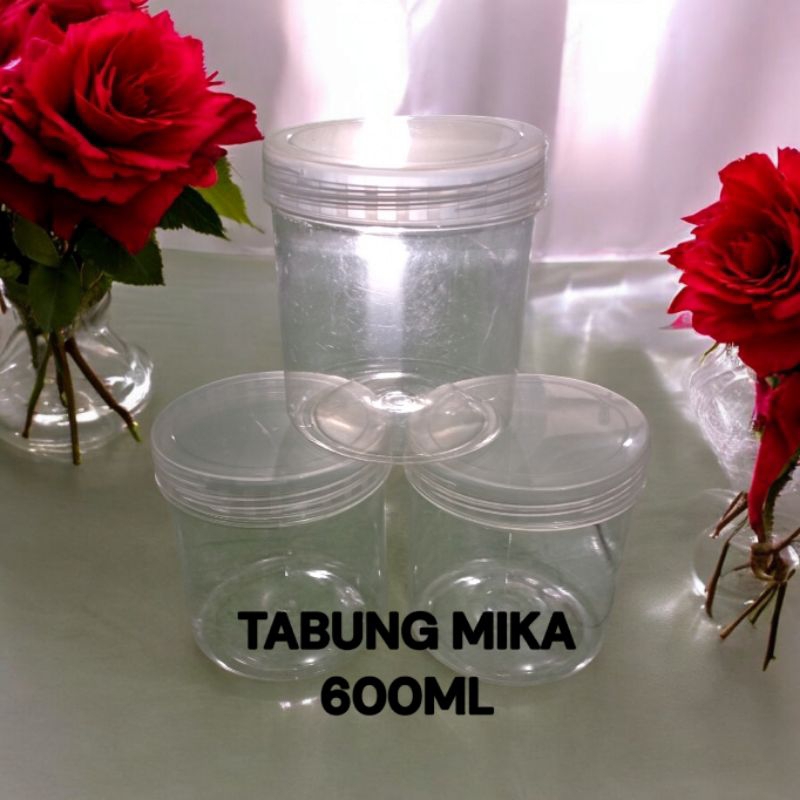 

[PCS] TABUNG MIKA 600ML