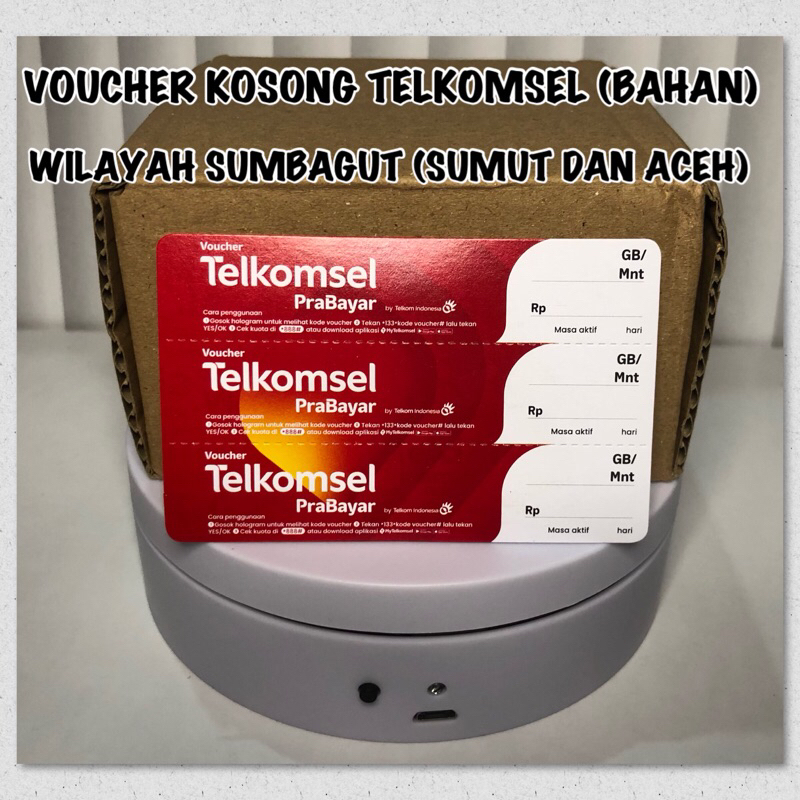 VOUCHER KOSONG TELKOMSEL WILAYAH SUMBAGUT (SUMUT DAN ACEH) - minimal CO 21 pcs