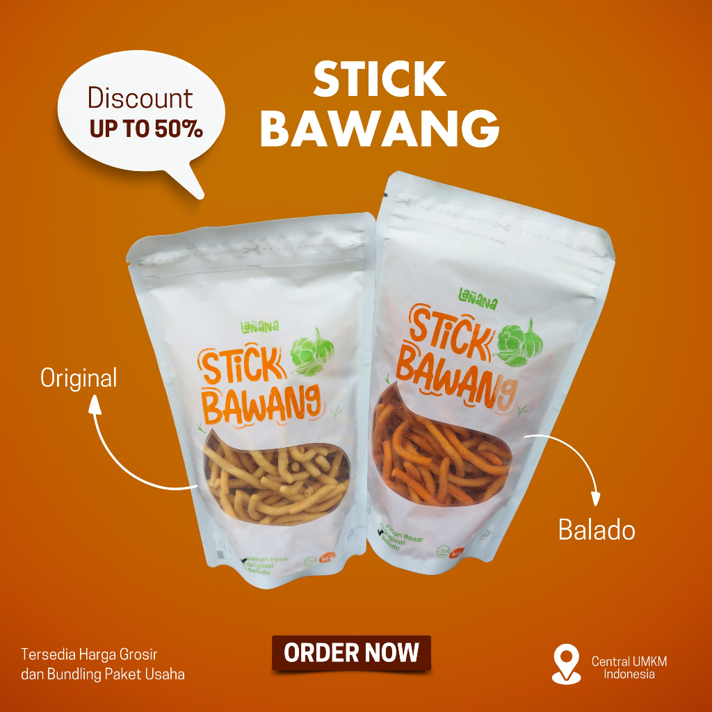 

Stick Bawang Premium - Snack UMKM Indonesia