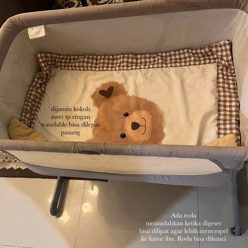 Preloved Babycrib Chicco Next2me Essential