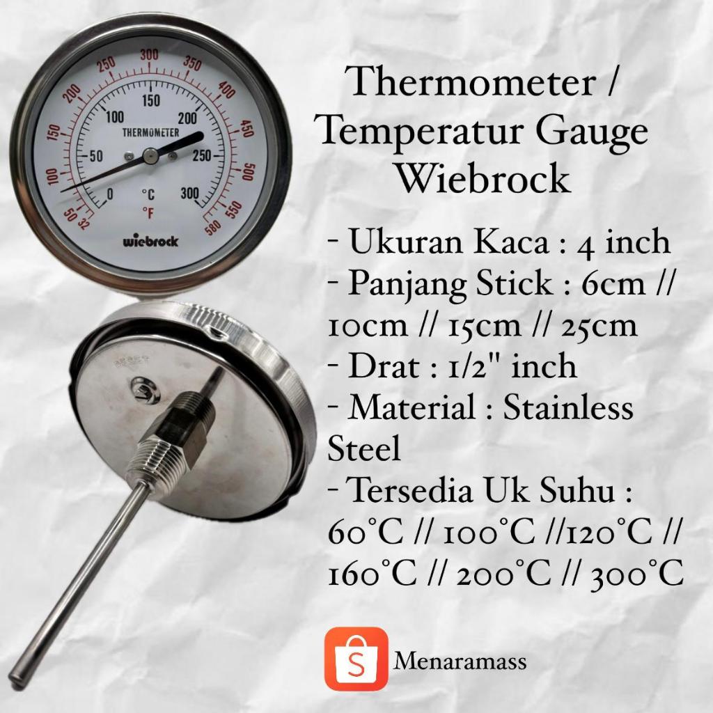Thermometer Wiebrock Thermometer Stick Wiebrock Thermometer Bimetal Thermometer Oven Thermometer Pay