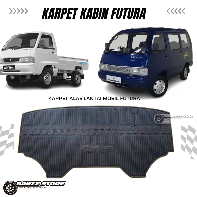 Karpet Karet Lantai Depan Mobil pick up Futura