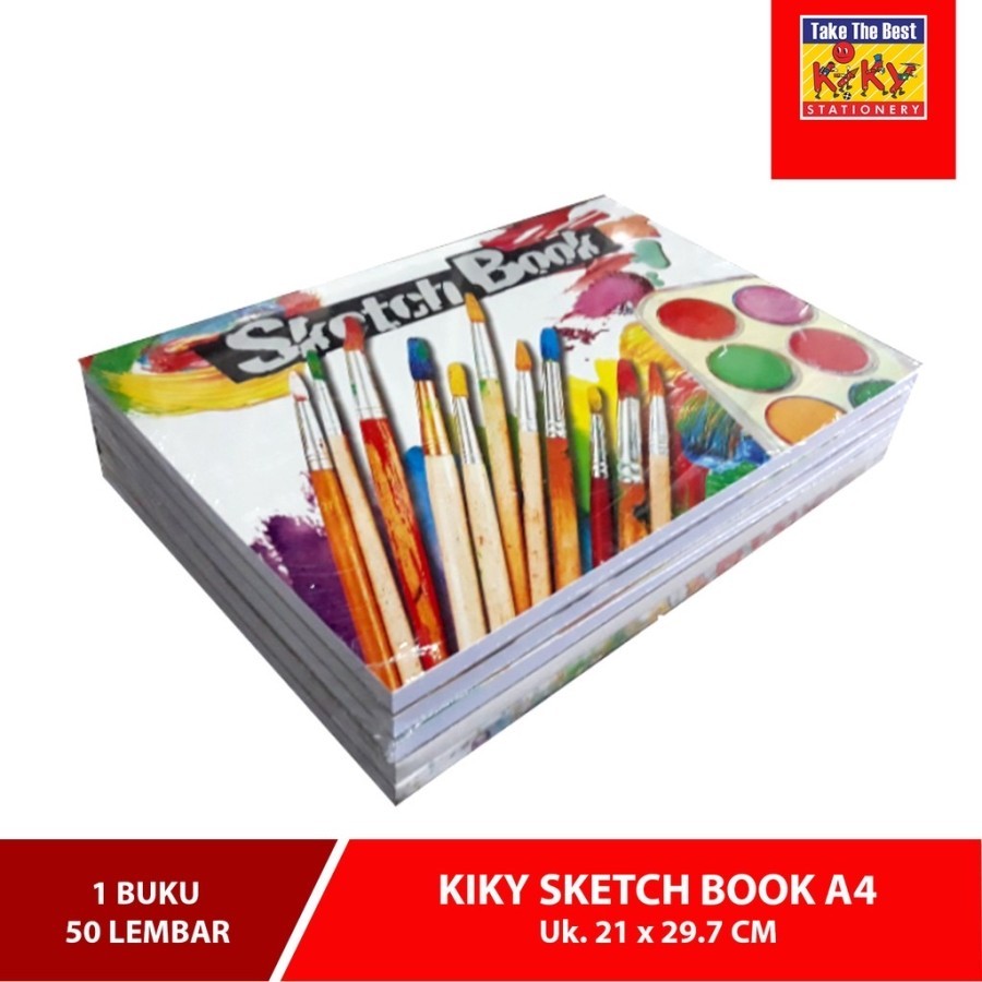 

KIKY Sketch Book / Buku Sketsa Ukuran A4 Isi 50 Lembar