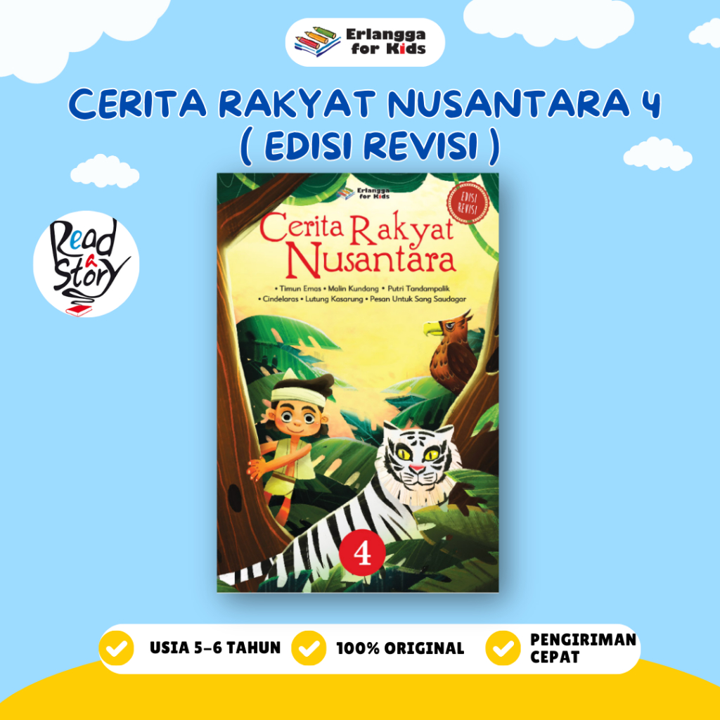[Erlangga] Buku Cerita Rakyat: Cerita Rakyat Nusantara