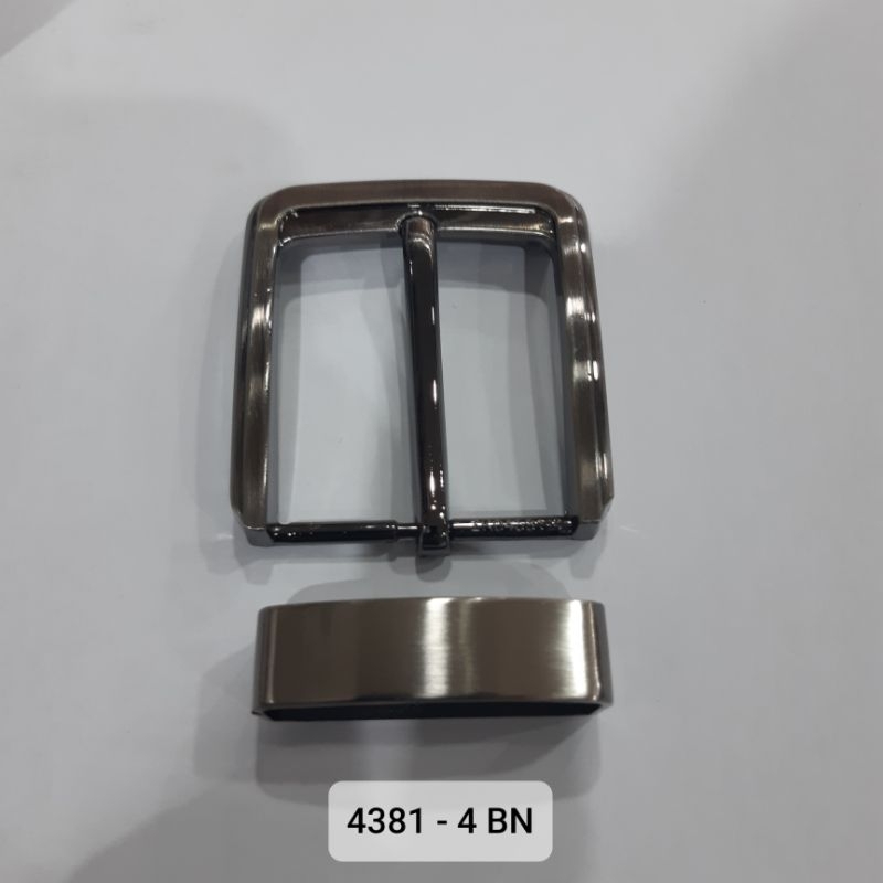 Kepala sabuk/ Kepala Gesper KG  4381- 4 BN + Ring @12pcs