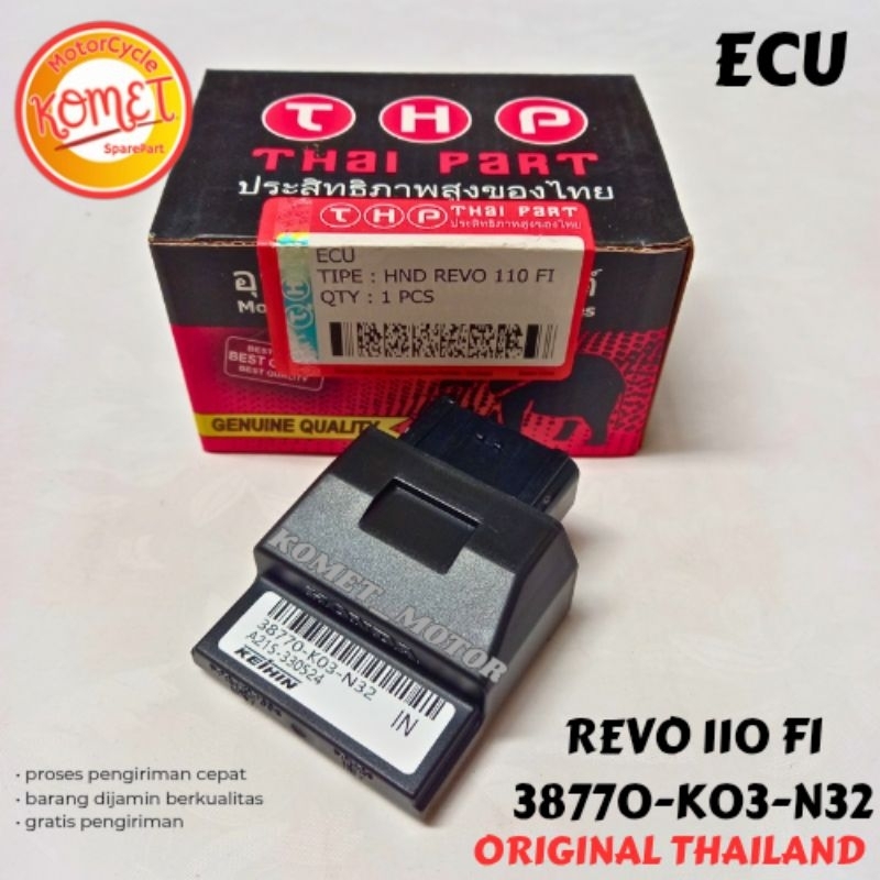 [KOMET] 38770-K03-N32 ECU ECM CDI REVO 110 FI/REVO FIT FI/REVO X FI ~ K03 [ORIGINAL THAILAND]