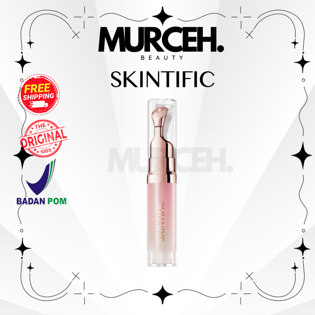 [MURCEH] SKINTIFIC Peptide Nourishing Lip Serum 6.5ml | Brightening Lip Treatment untuk Melembabkan 