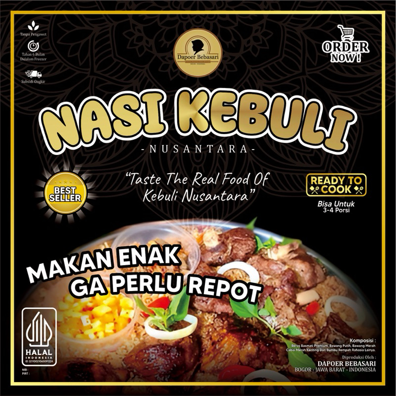 

Bumbu Praktis Nasi Kebuli / Untuk 3-4 porsi
