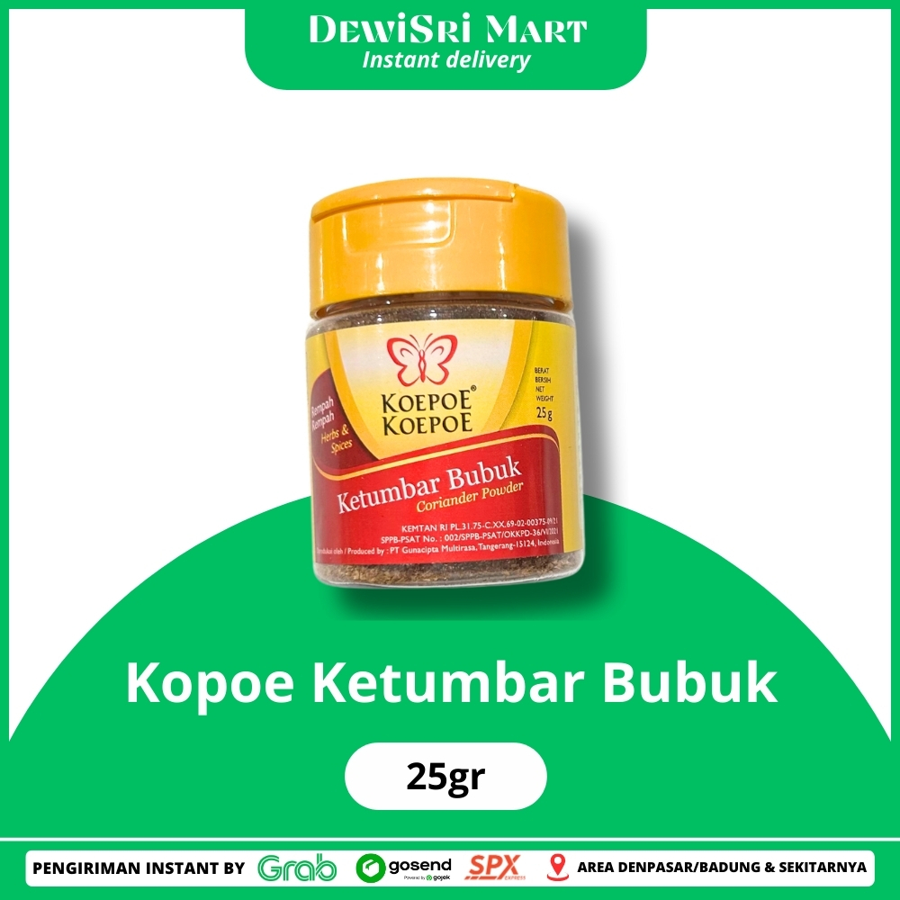 

Koepoe Ketumbar Bubuk 25gr - Dewi Sri Mart