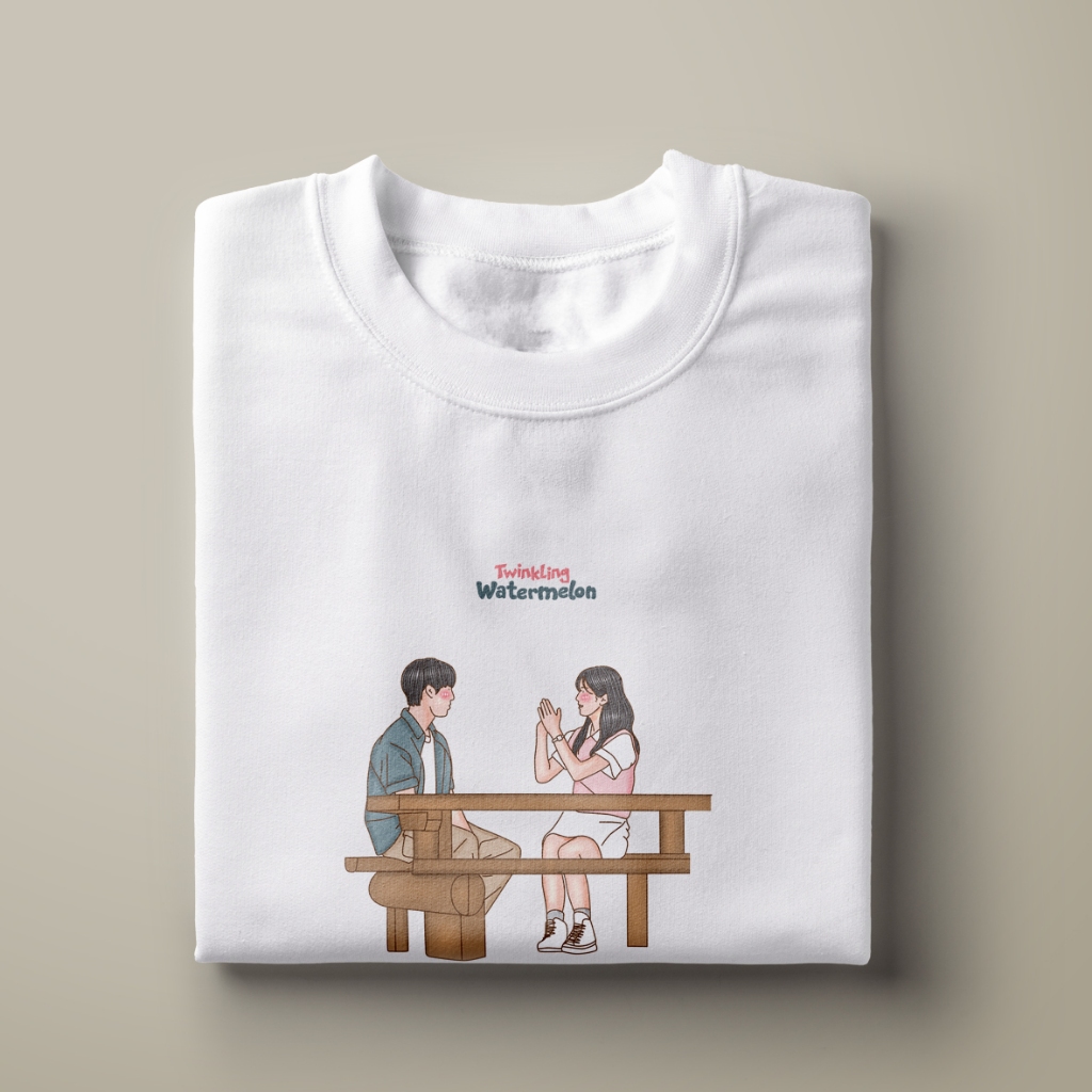KAOS TWINKLING WATERMELON KDRAMA FANART T-SHIRT KOREAN DRAMA KDRAMA MERCHANDISE KAOS DRAMA KOREA