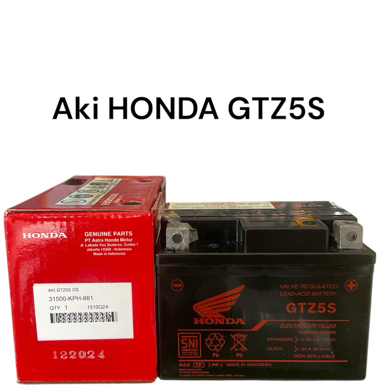 AKI GTZ5S ORIGINAL HONDA