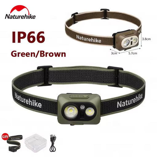 HEADLAMP OUTDOOR WATERPROOF 500LM NATUREHIKE CNK2450ZM010