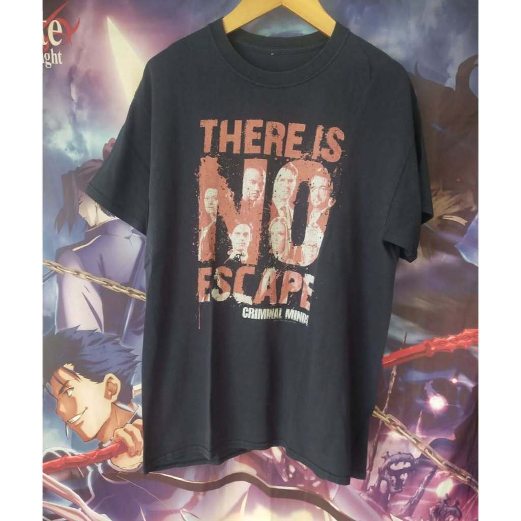Criminal Minds There's No Escape Official Movie Tee Kaos Tshirt Original Second Merch Japan Korea Br