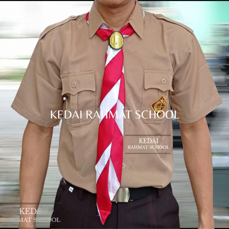 COD Baju Pramuka Rapilo Seragam Sekolah SMA Penegak Guru Pembina JUMBO BIG SIZE Merk Martin