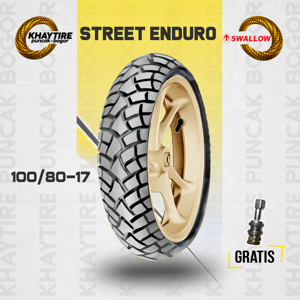 Ban Tubles Motor Sport SWALLOW STREET ENDURO 100/80 Ring 17