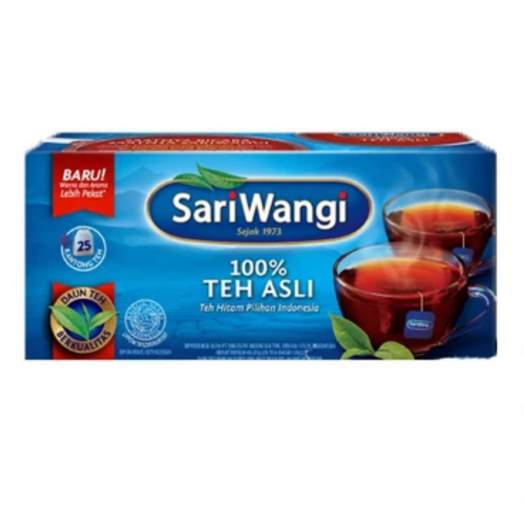 

SariWangi Teh Hitam Celup Asli Isi 25 Tea Bag