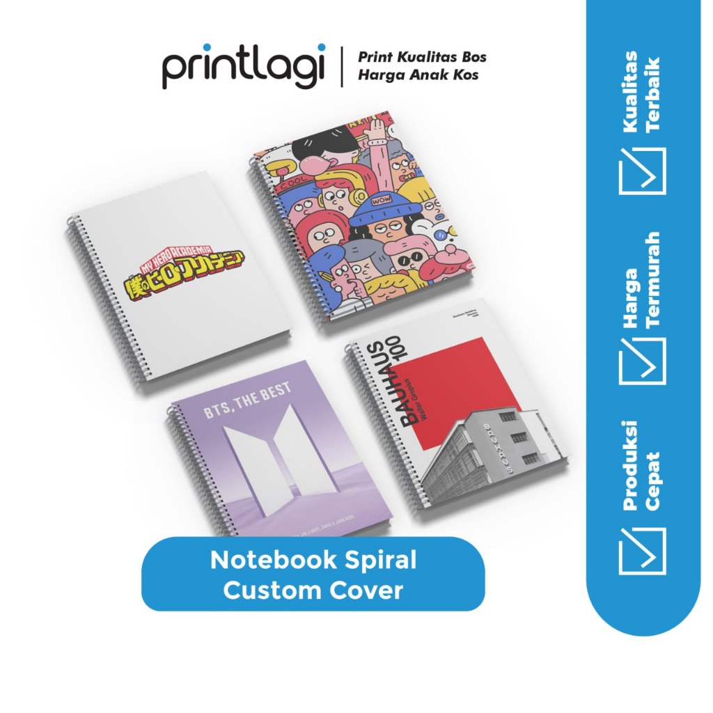 

Notebook Spiral Custom - Desain Suka suka - Cover 2 Sisi - 100 Halaman