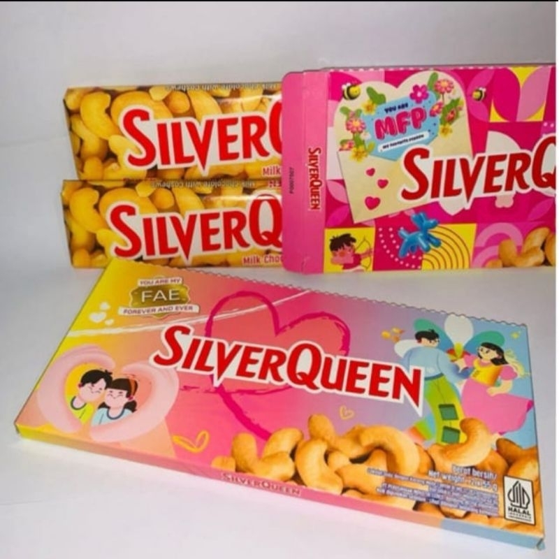 

[TERMURAH]SILVERQUEEN PAKET VALENTINE (2X55g)