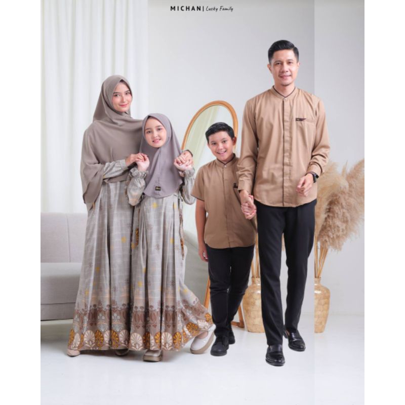 FRAPPUCINO/MOCA - SARIMBIT MICHAN 2025 - LUCKY DRESS - KEMKO FUKU - SARIMBIT MICHAN HIJAB