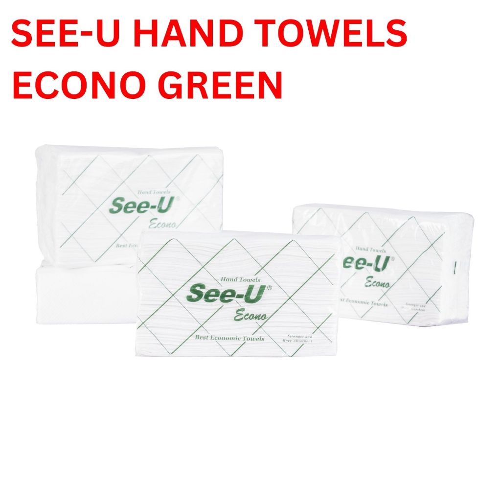 TISSUE SEE U HAND TOWEL ECONO GREEN / TISU SEE U HAND TOWEL / TISSUE SEE U HAND TOWEL / SEE U HAND