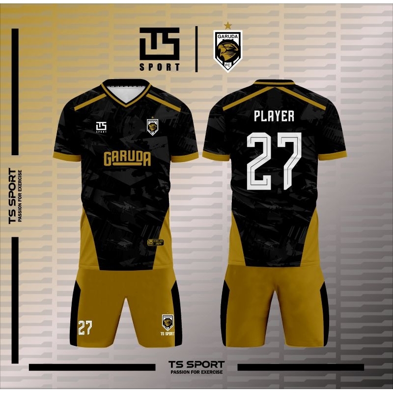 Setelan Kaos Jersey Futsal / Bola Full Printing Gratis Tambah Nama Nomor Logo Sponsor