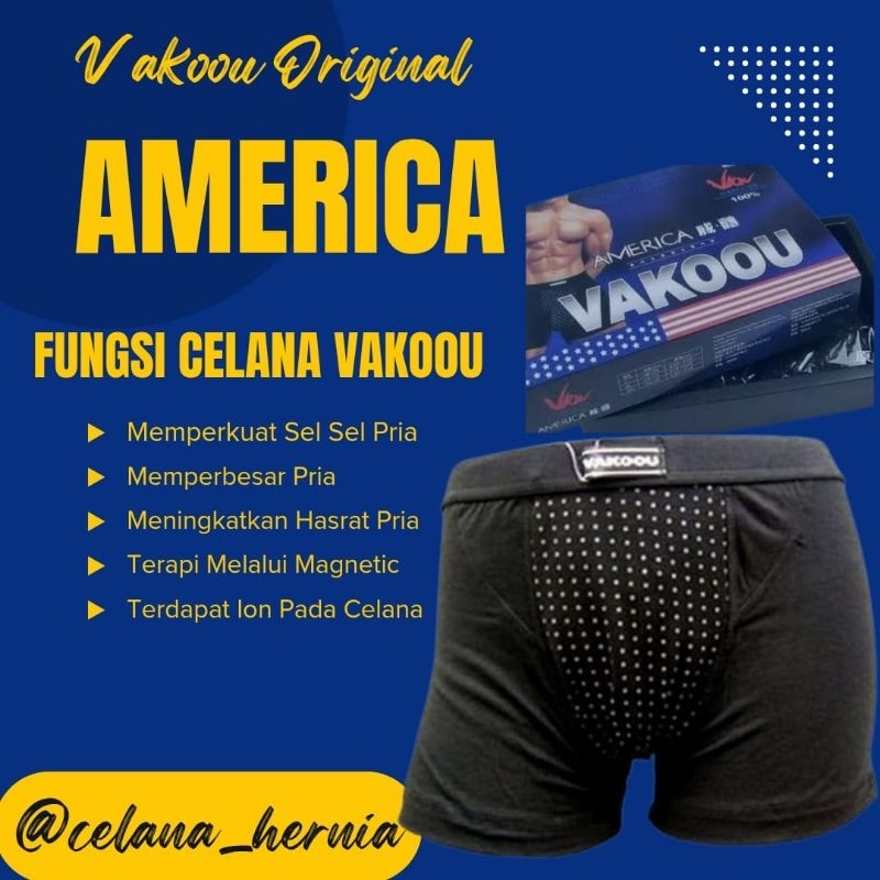 [COD] Celana Vakoou Original Pria Terapi Magnetic Lelaki dengan Teknologi Magnet Original Vakoou