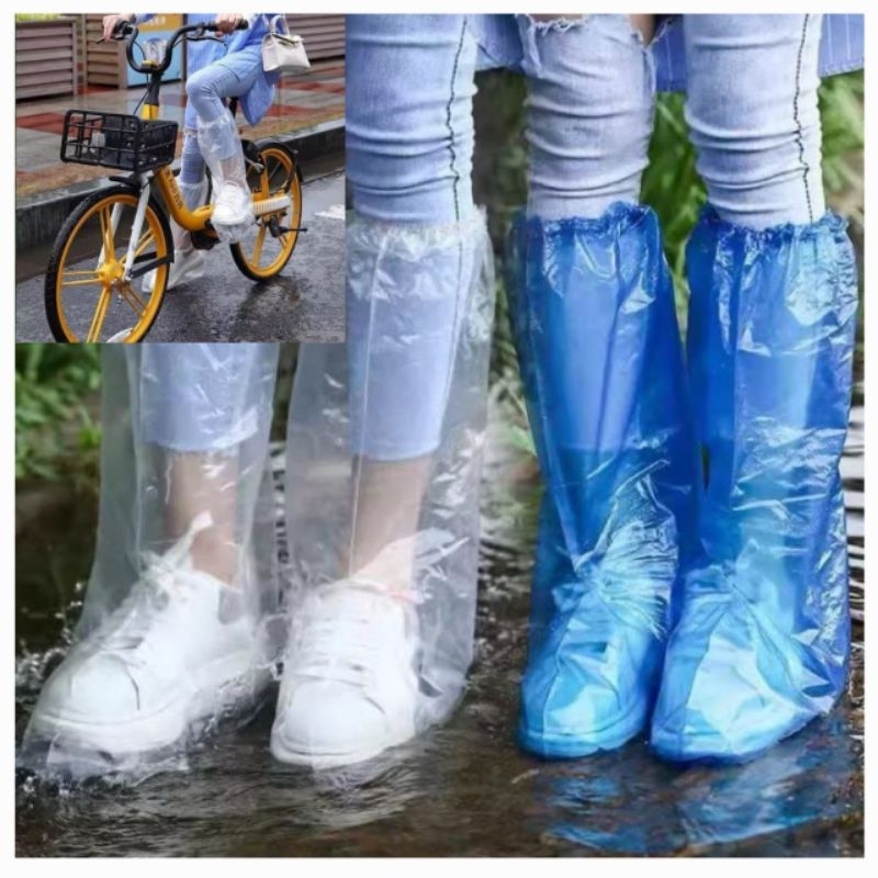 Cover Plastik Pelindung Sepatu/Sendal Anti Air