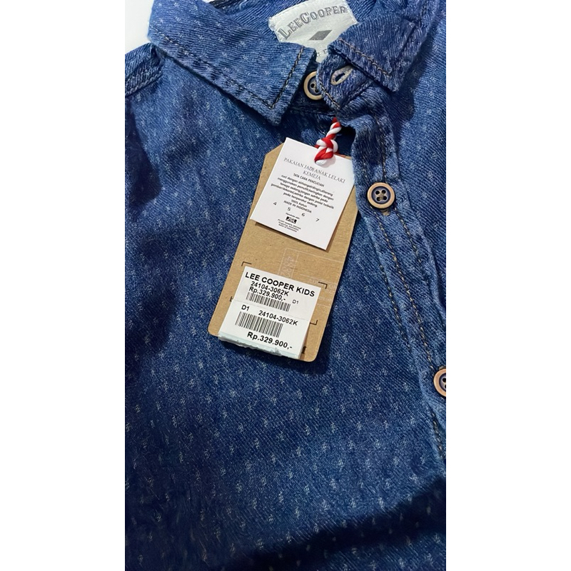Lee Cooper Kids Denim Kemeja Anak