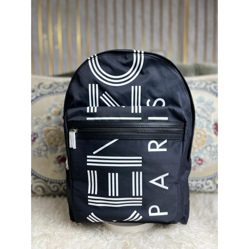 KENZO Printed Backpack Black - ORI / AUTHEN 100%