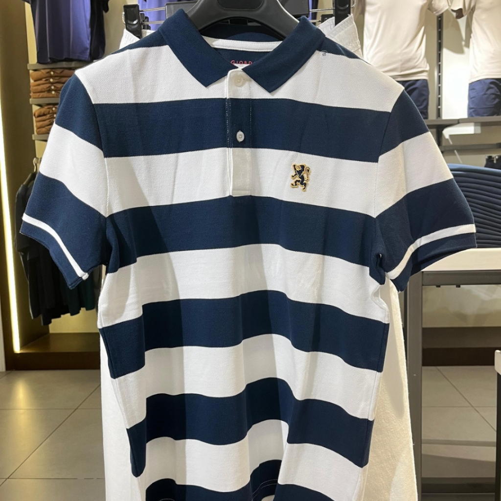 Poloshirt Giordano 3d Man Pria Lion Mini Lion Original 100% Store