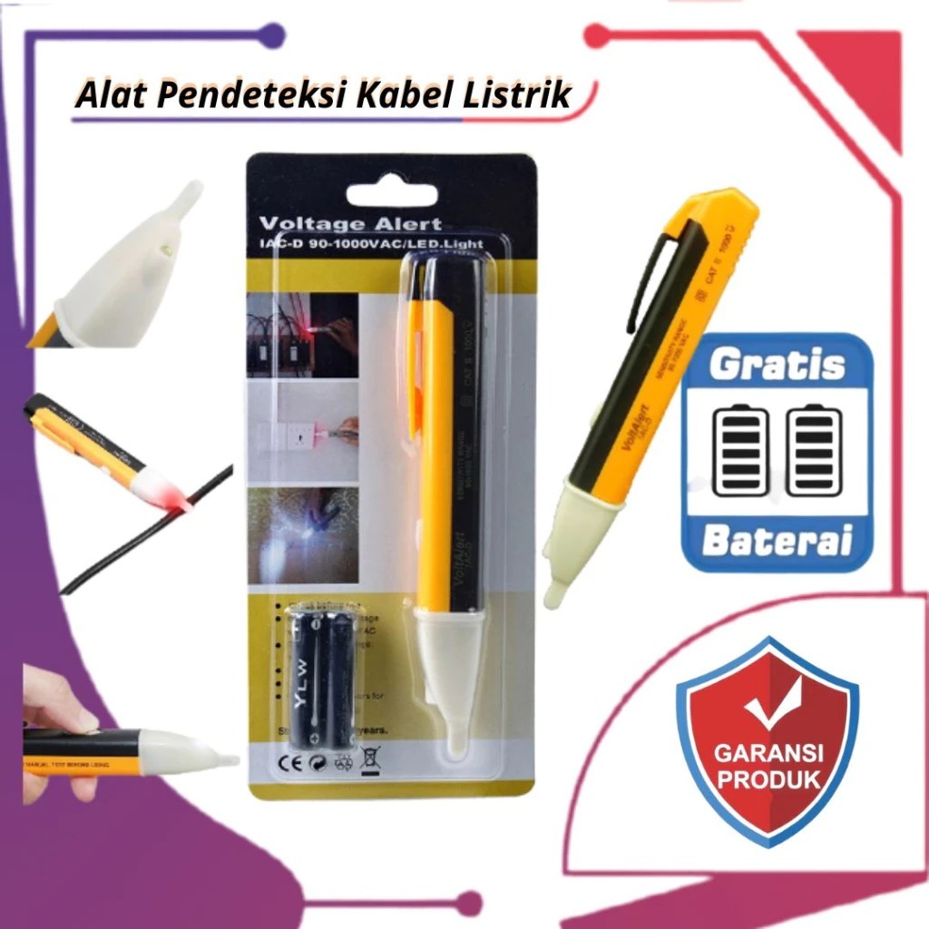 Tespen Listrik Cek Kabel Putus Bunyi Otomatis