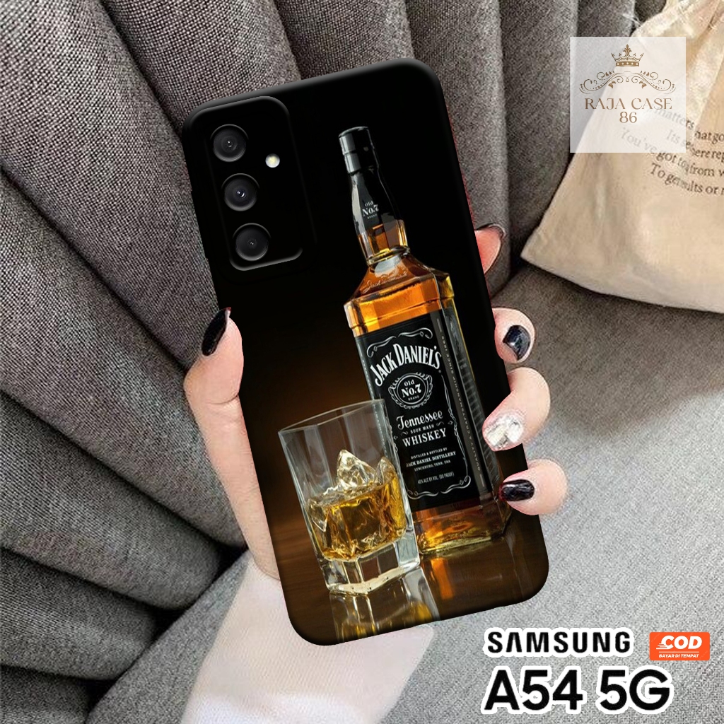 Softcase Samsung A54 5G - Rajacase - Case Samsung A54 5G - Motif Case Minuman - Case Samsung A54 5G 